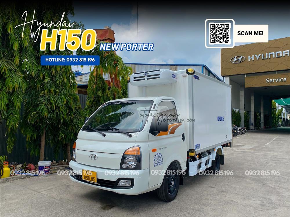 Xe tải thùng đông lạnh Hyundai H150 bền, đẹp, chất lượng, an tâm trên mỗi chuyến đi